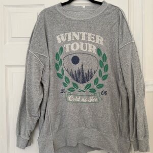 Aerie Light Gray Cozy Sweatshirt